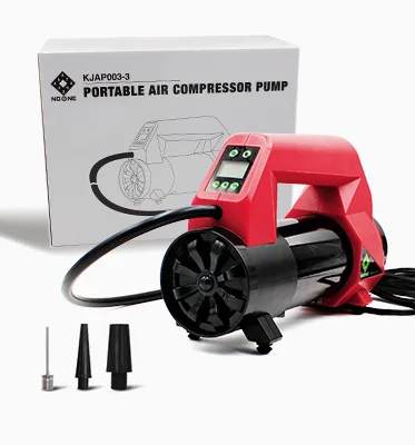 
NOONE new design car air compressor tyre pump portable digital tire inflator deflator for bicycle balls 
