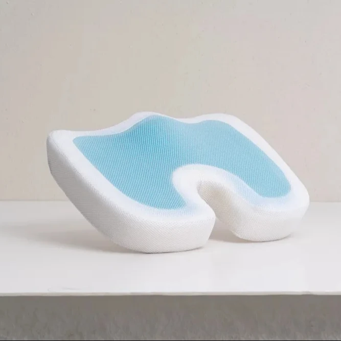 Cooling memory foam seat cushion