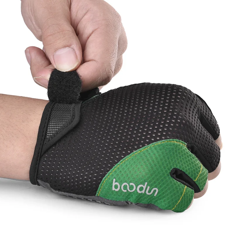 BD1408 Outdoor Half Finger Bike Gloves anti slip Road Cycling Bicycle Riding Gloves Manufacturer