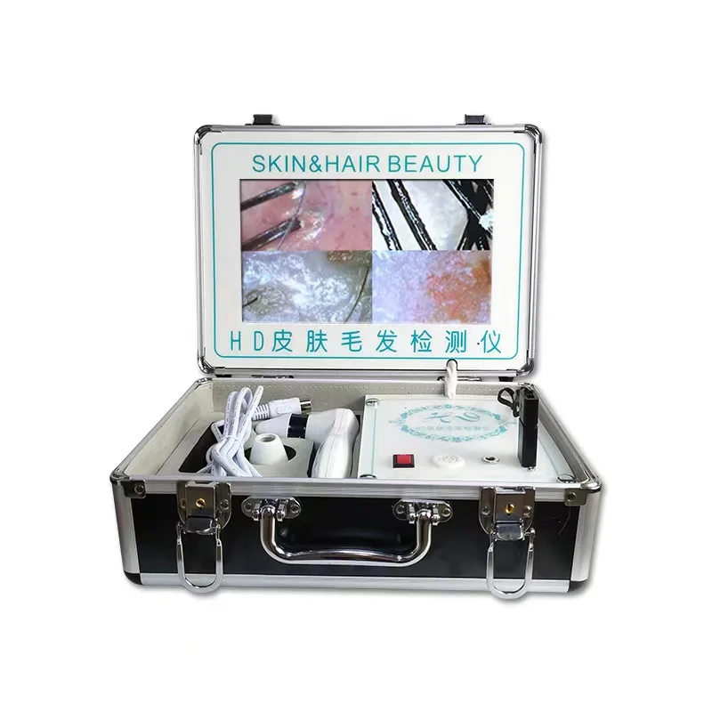 Оптовая Продажа с фабрики анализ волос с чехла для оборудования салона красоты и дома с помощью портативного анализатора кожи