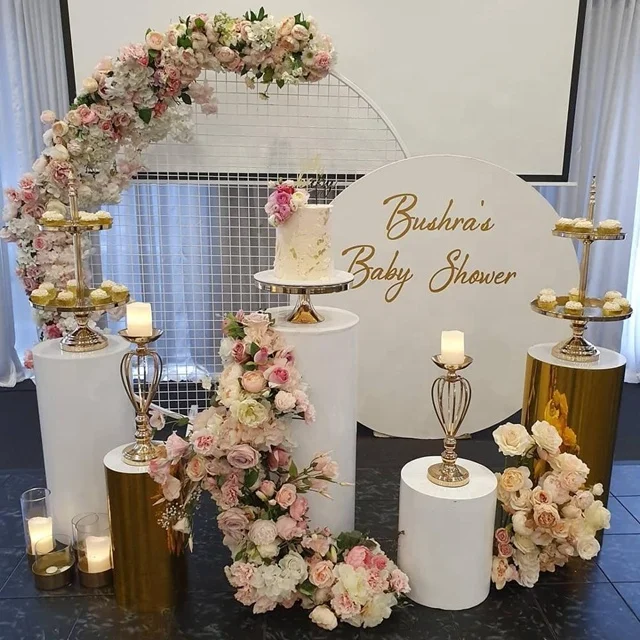 3 шт./бесплатная доставка) новый стиль высокие белые вазы подставка для цветов подставка для дорожки стойка для свадебных украшений украшения для вечеринок и мероприятий