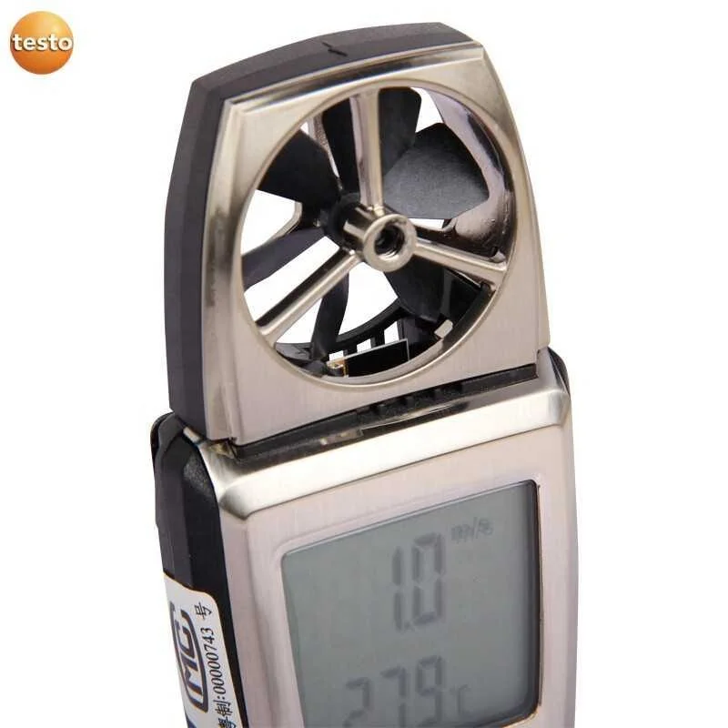 Компактный Анемометр brandnewTesto 410-1 с калибровочным