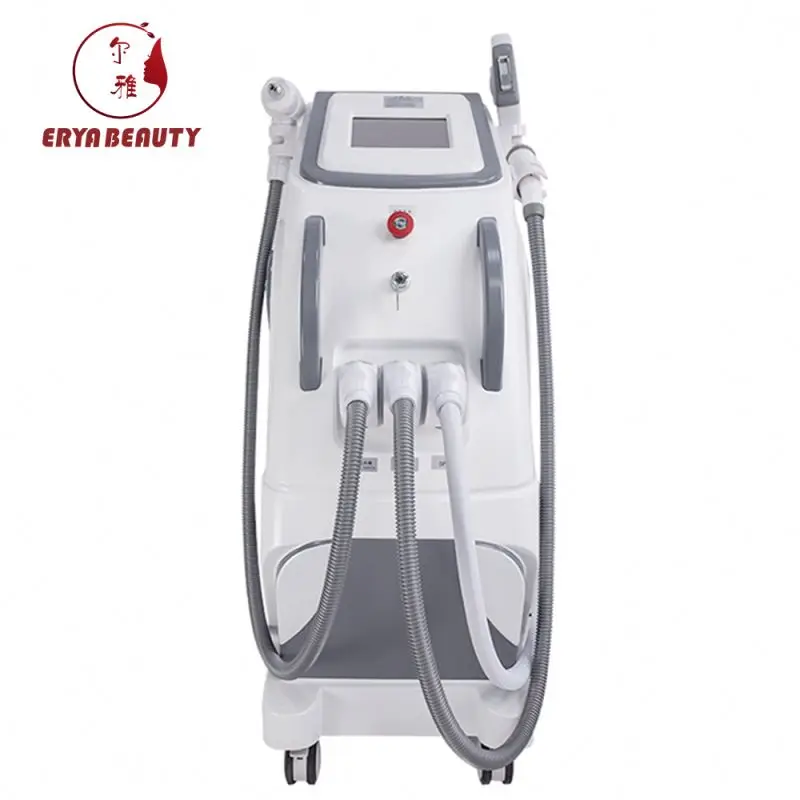 
3 in 1 opt IPL hair removal/ ipl laser hair removal machine/ opt ipl rf nd yag laser multifunction beauty salon equipment 