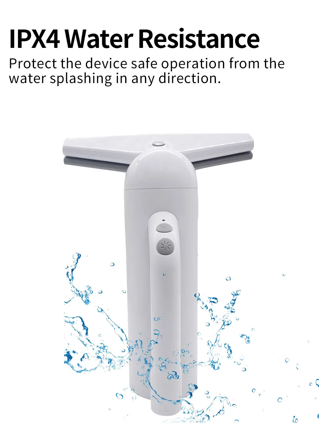 Car Home Wireless Window Vacuum Cleaner Wall Glass Squeegee Telescopic Portable Vacuum Automatic Electric Window Cleaner