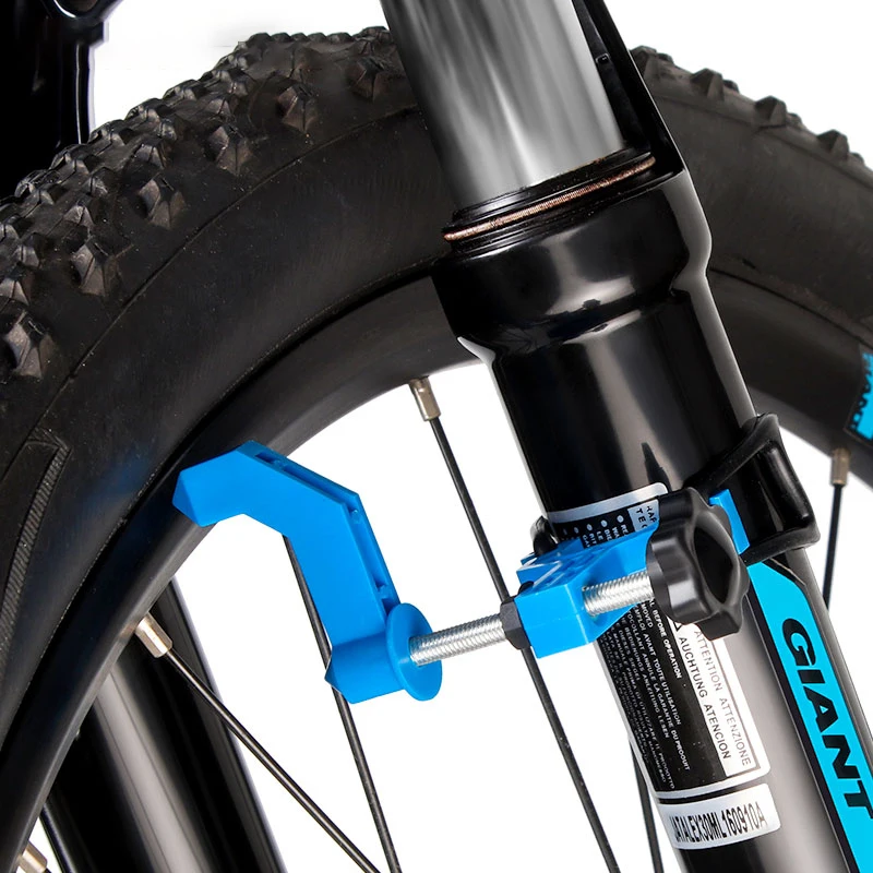 MTB bike simple wheel truing repair tool mountain bicycle wheel truing stand