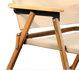 Folding Kermit Wood Aluminium Camping