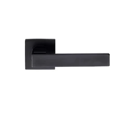 Black Color Modern Design Apartment Lock Door Mortise Lever Handle Lock Black Door Handles With Lock