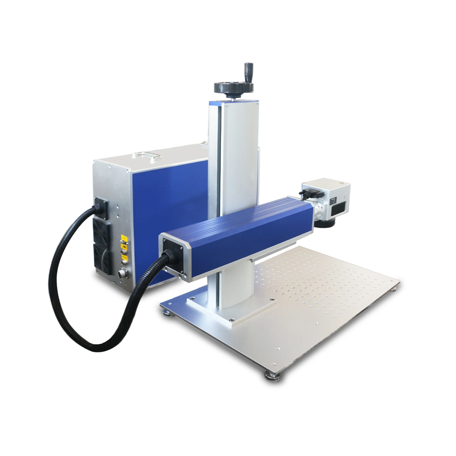 50W Fiber Laser Marking Machine 50X MAX with 300*300mm Lens EZCAD 2.0 Control Lightburn Software Free Goggles Rotatory for Rings