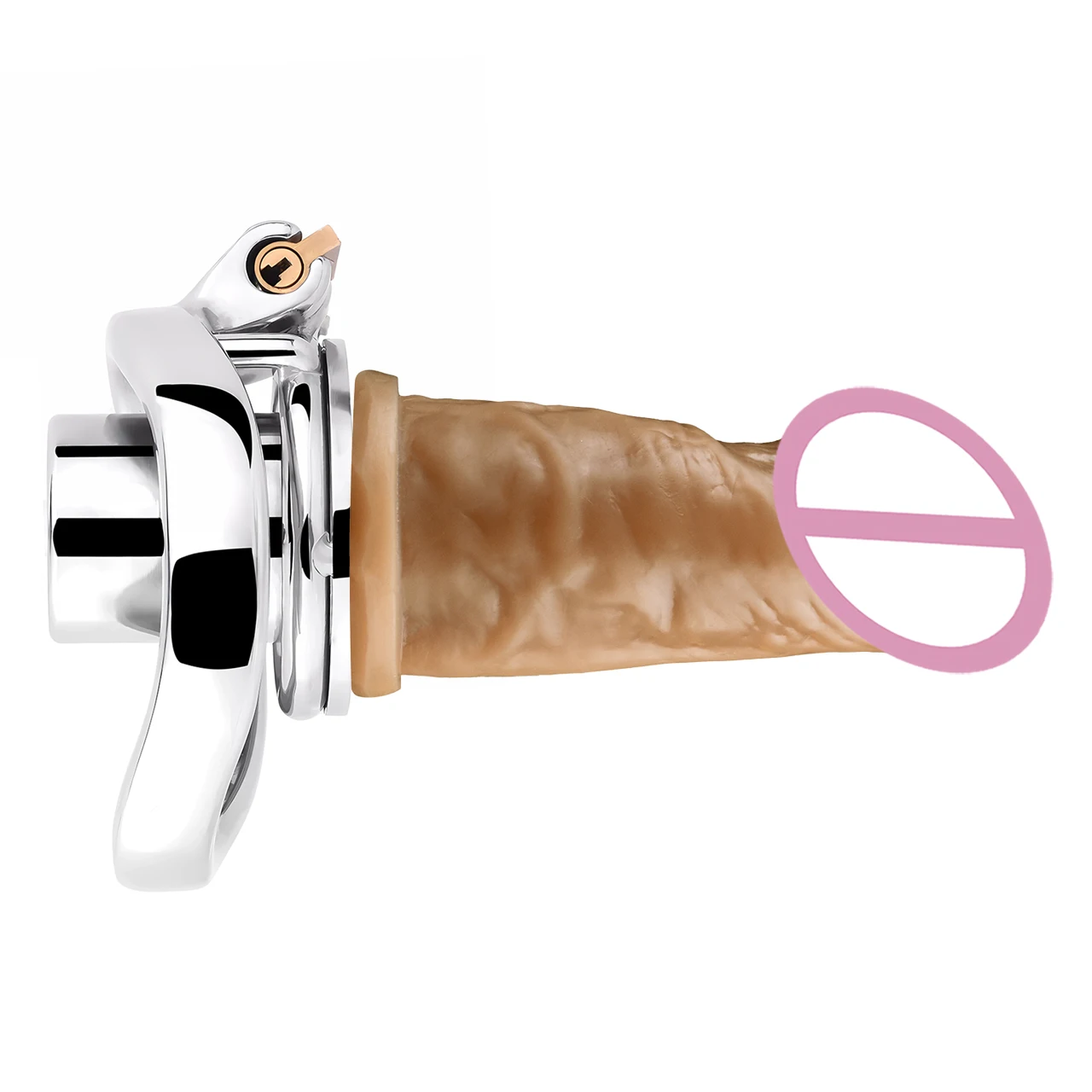 FRRK chastity cage with dildo,chastity cage with urethral catheter,chastity cage flat,Inverted Negative chastity cage,cock cage