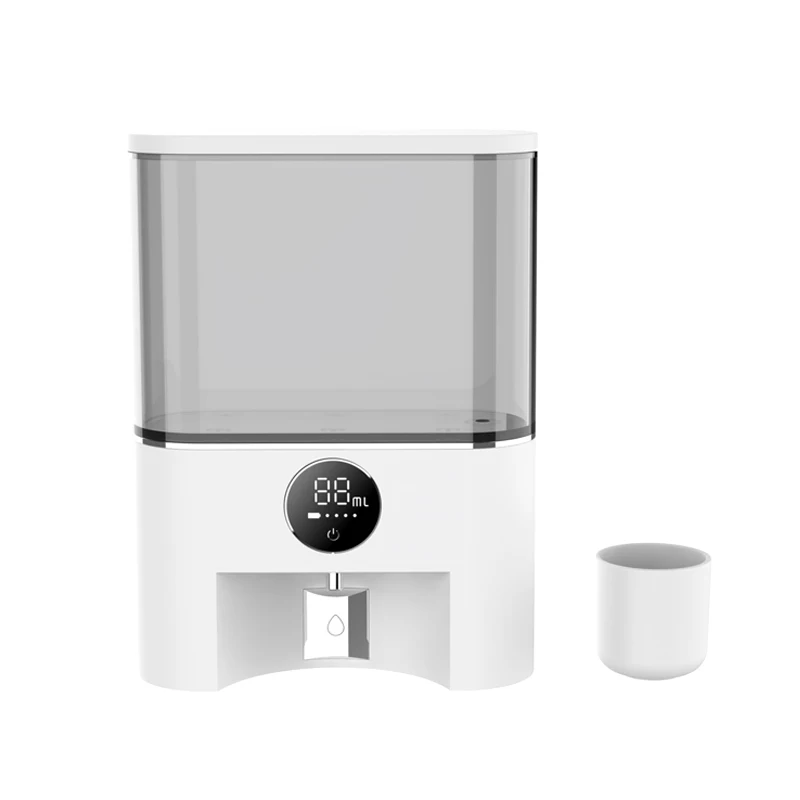 Automatic Wall Mounted Mouth Wash Dispenser for Bathroom 500ML Simple and Easy to Operate