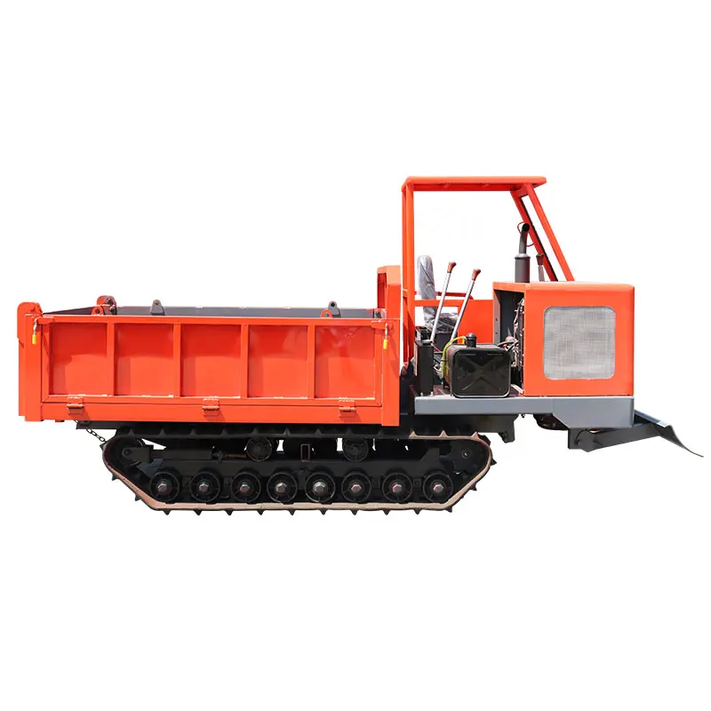 3.5 ton crawler dumper carrier with Bulldozer