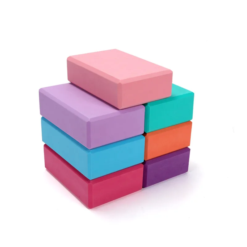 Wholesale High Quality Comfortable Eco Foam Pink Yoga Brick Yoga Blocks