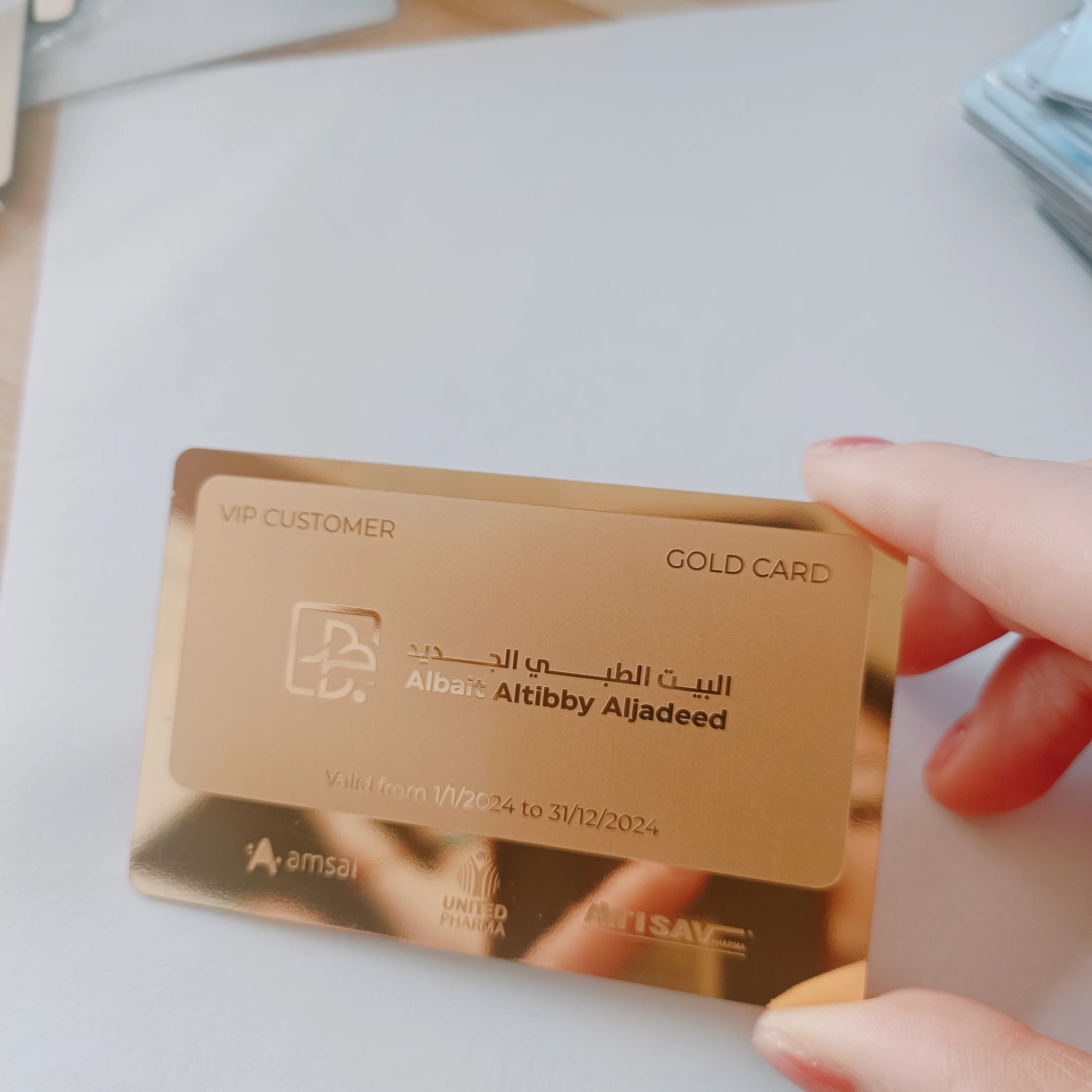 Factory Price RFID Blank Black Gold Rose Gold and Silver Metal Business Card Contactless NFC Card With QR Code