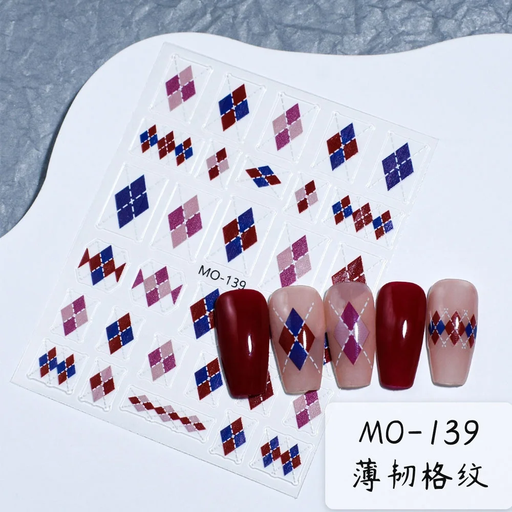 1 Sheet NEW Fireworks Style Decals Nail Art Sticker Decals Nail Gel DIY Tools love patterns 3D Nail Art Sticker
