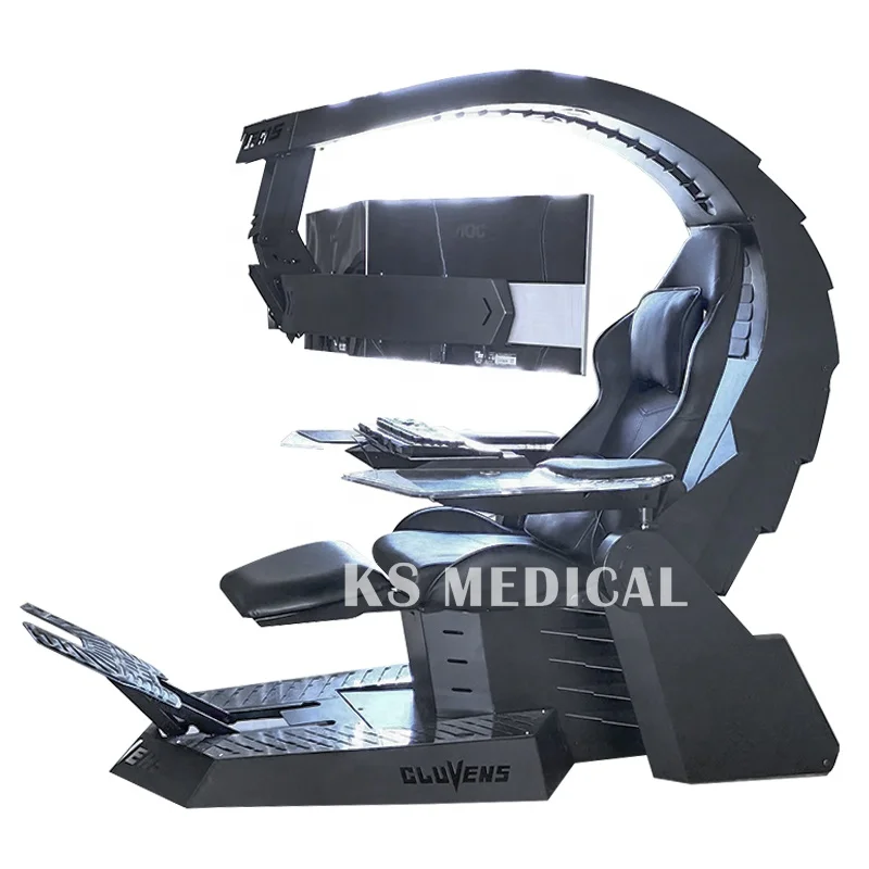 KSM-GC2 UNICORN Super Deluxe Racing Gaming Chair with Massage and Heat rgb Light Gaming Chair Swivel Led rgb