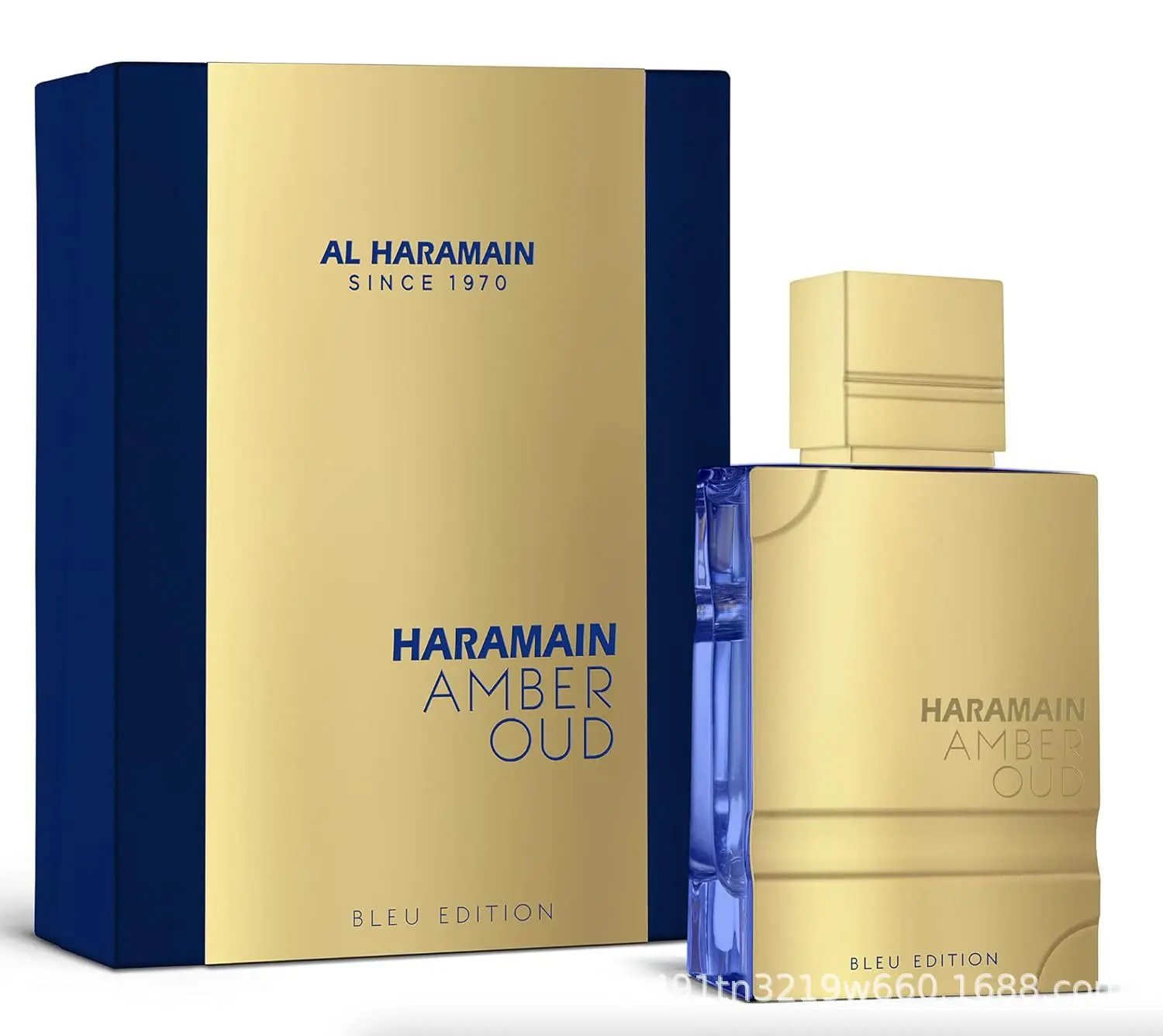 High quality blue and white AL HARAMAIN Perfume for men