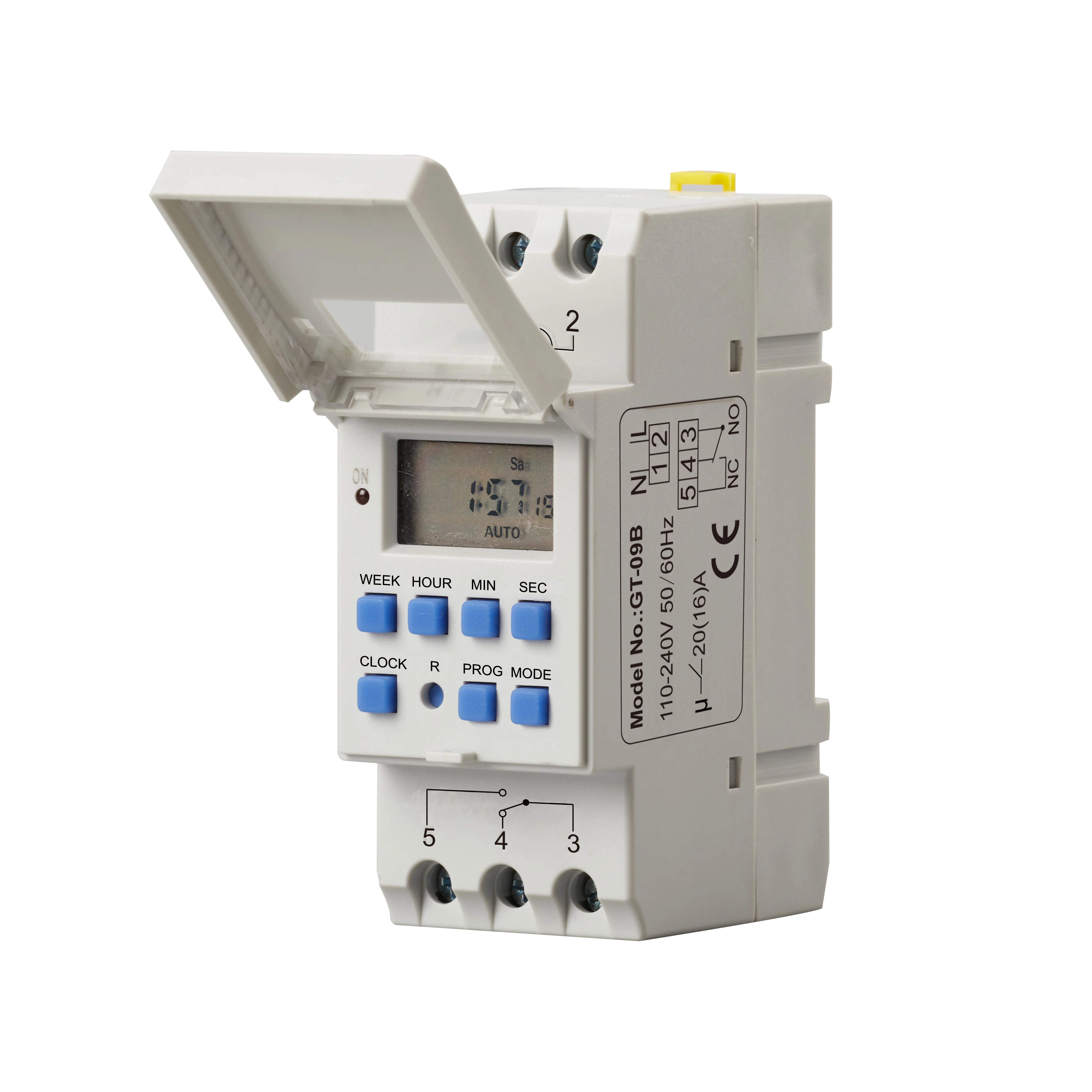 Multi Time HC18A Digital 220 Volt Din Rail Timer Switch