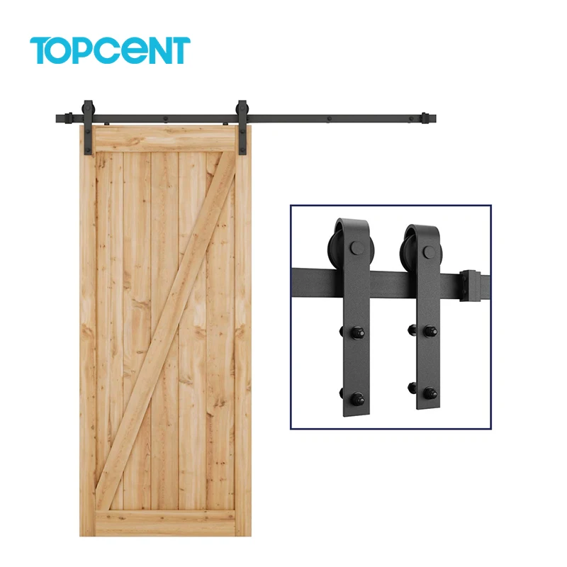 TOPCENT система раздвижных дверей с плоской дорожкой дизайн межкомнатных из тикового дерева ремень для сарая стильная фурнитура