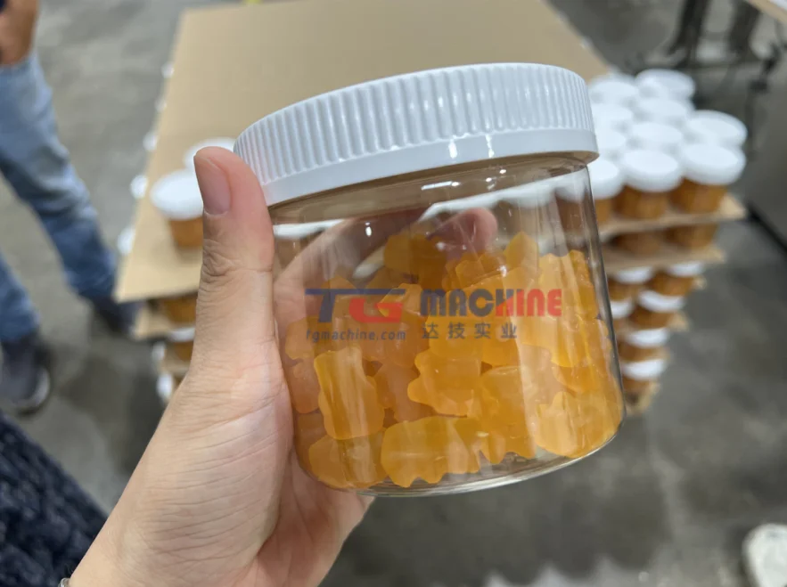 TG Factory Price Gummy Bear Depositing Line Sweet Center Filling 3 Colour Jelly Candy Coating Equipment