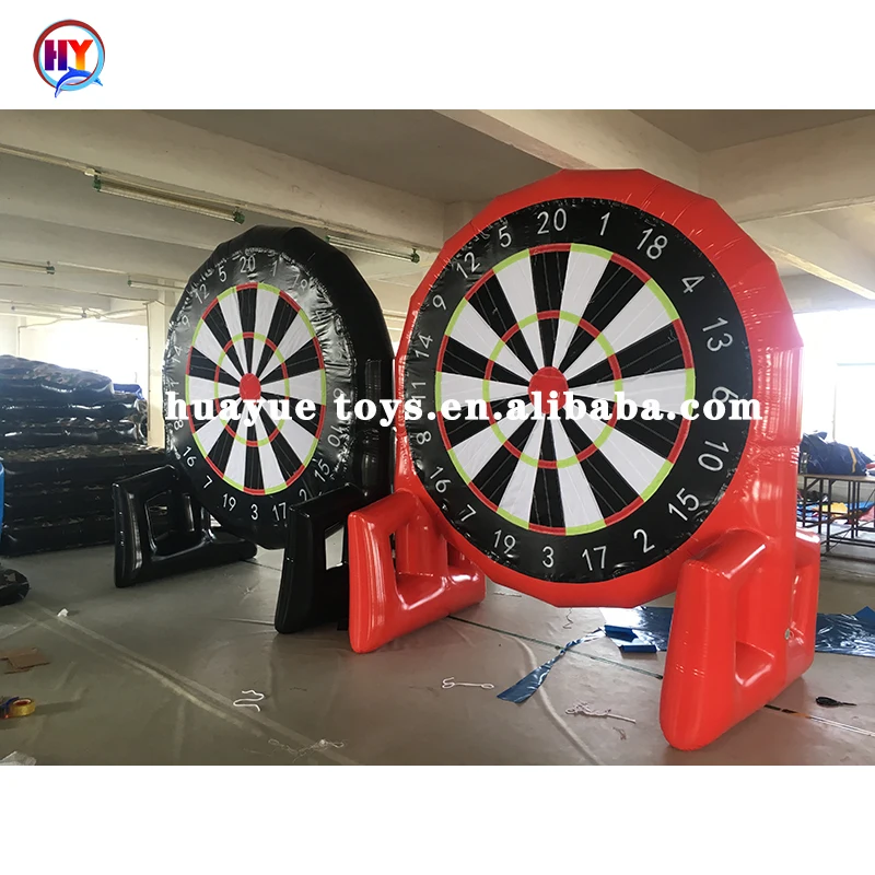 customized inflatable Soccer dart board inflatable football kick dartboard target game for sale throwing games for adults