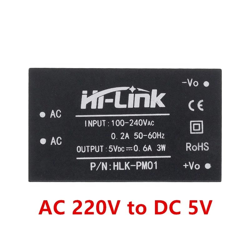 HLK-PM01 HLK-PM03 HLK-PM12 AC-DC 220V mini power supply module intelligent household