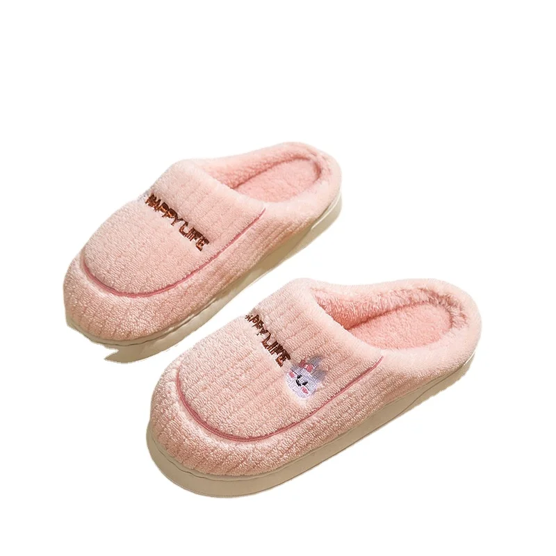 2024 SDS женские и мужские хлопковые тапочки комнатные теплые домашние туфли с мехом стильные для осени зимы EVA подошвы