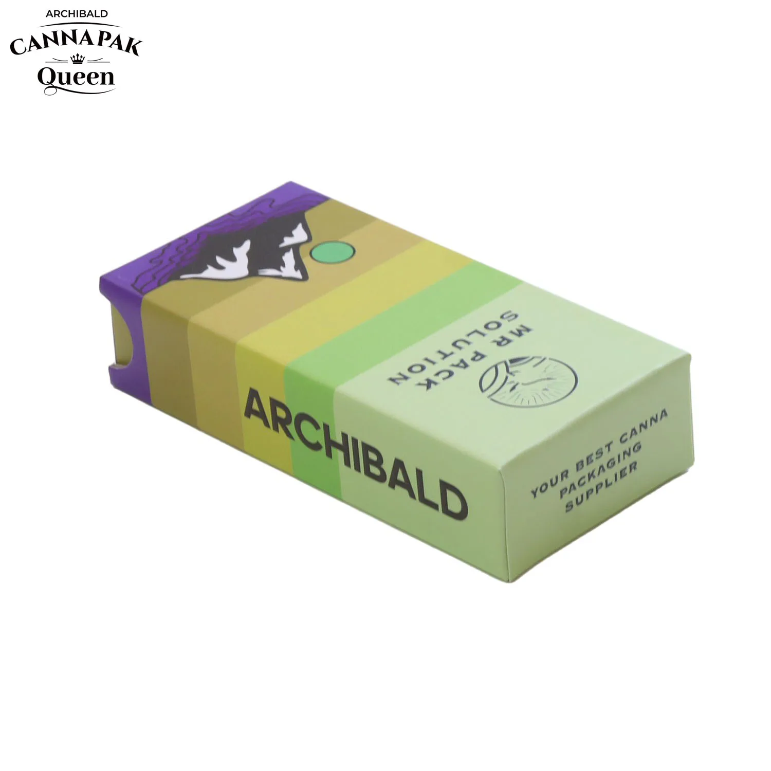 Child Resistant 11*6.5*2cm Pre Roll Display Box Magnet Flip Box Tear-Resistant Rigid Chipboard Boxes Single Pack Pre-Roll Case