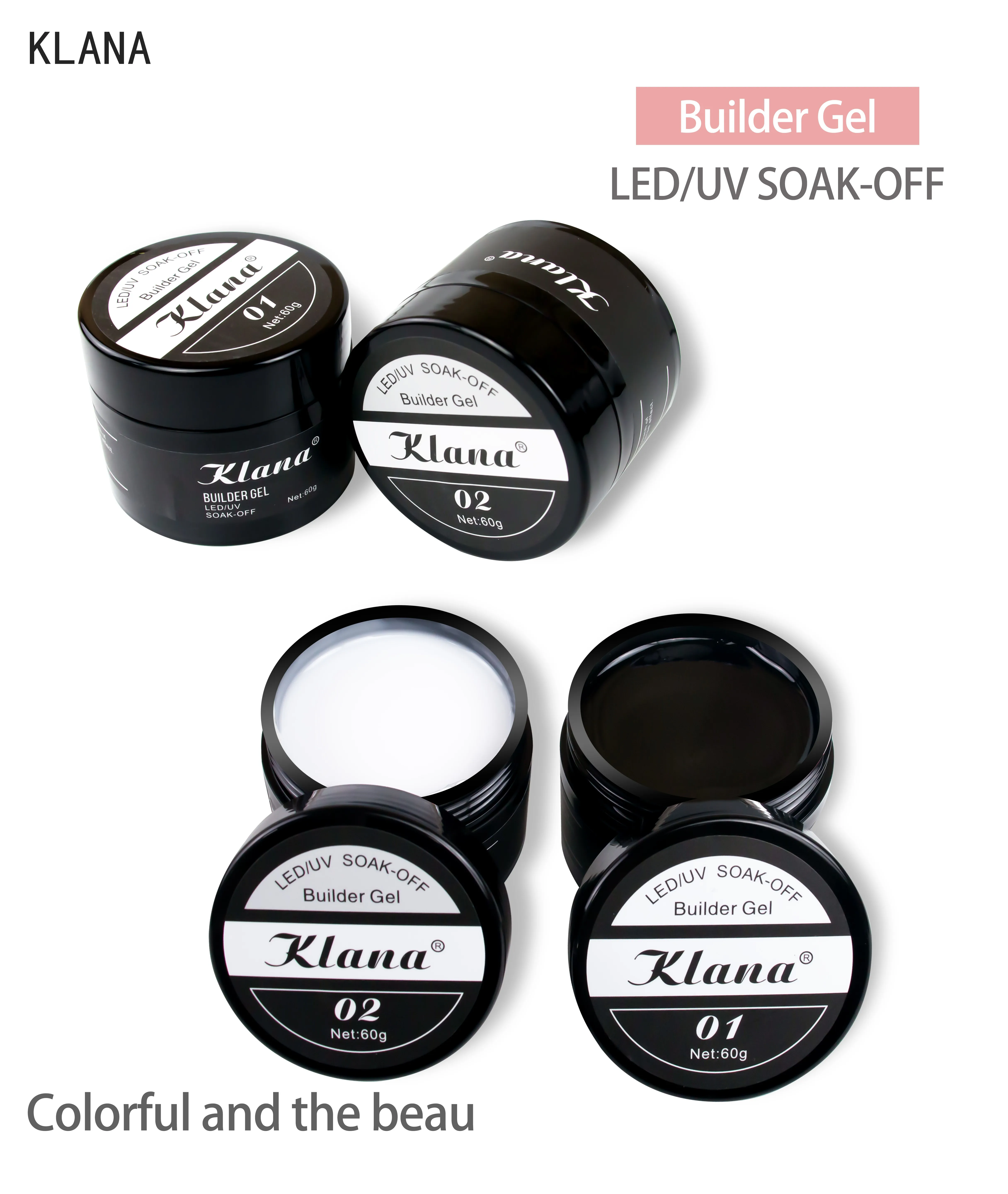 Wholesale supplies 30ml 60ml 1kg bulk order customized logo extension poly builder hard acrylic uv nail art poli gel