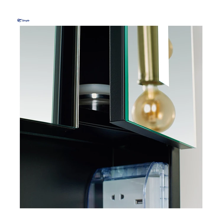 Hot New Design Hotel Frameless Cabinet LED Mirror Wall Mirror Bathroom Mirror Cabinet