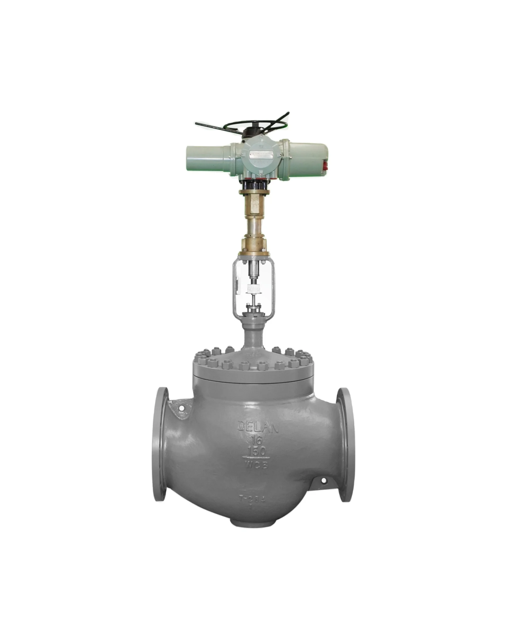 Globe Control Valve Steam Pressure With Electric Actuator Globe Control Valve