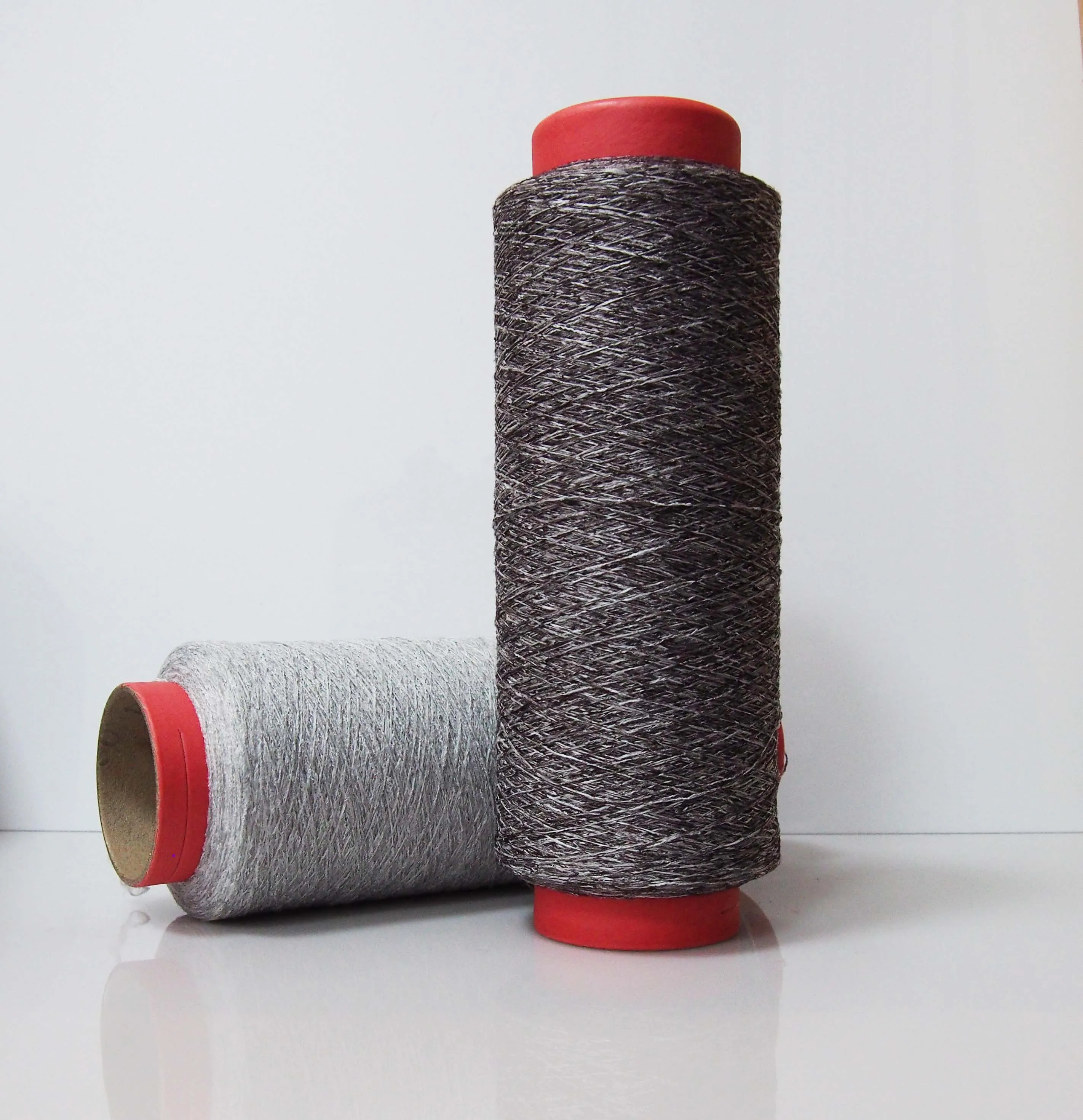 Ощущение переработанного хлопка, светло-голубой допинг, окрашенный полиэстер, высокая светостойкость, наружная пряжа для olefin Havnnes, ткань для дивана