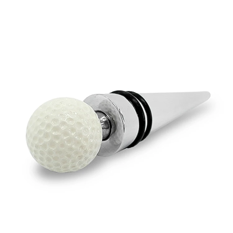 Top Quality Bottle Champagne Stopper Golf Ball Top Bar Tool Wine Bottle Stopper Home Bar Accessories