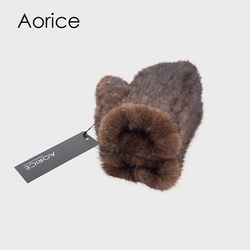 GF702 Genuine Mink Fur Glove Gloves Mitten New Design for this