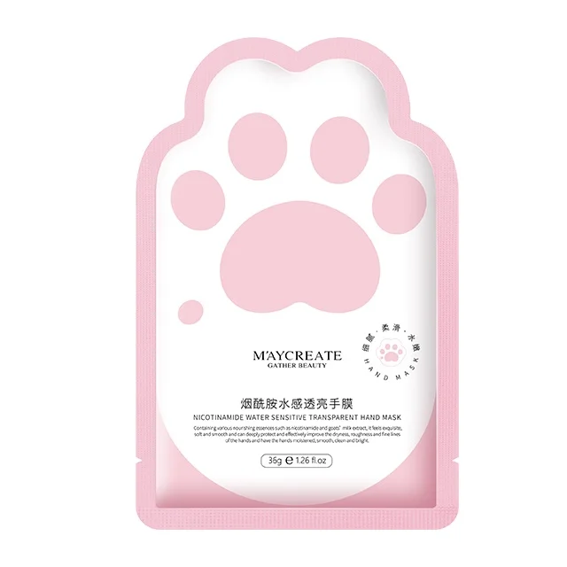 Private Label in Stock Hand Mask 36g Deep Moisturizing Exfoliating Hand Care Mask Nourishing Whitening Factory Wholesale