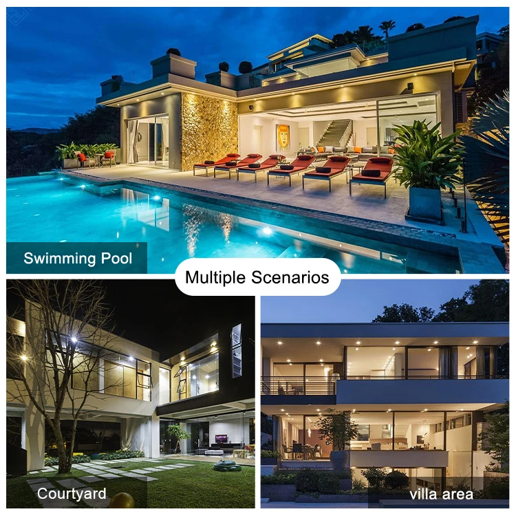 
Bright outdoor waterproof led Security Lights Motion Sensor Rotatable Dual Head Wall Lamps Solar garden solar light 