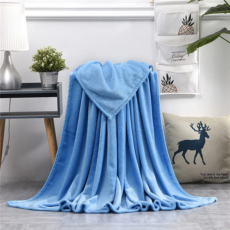 Ready To Ship Top Seller Warm and comfortable portable travel Navy Blanket