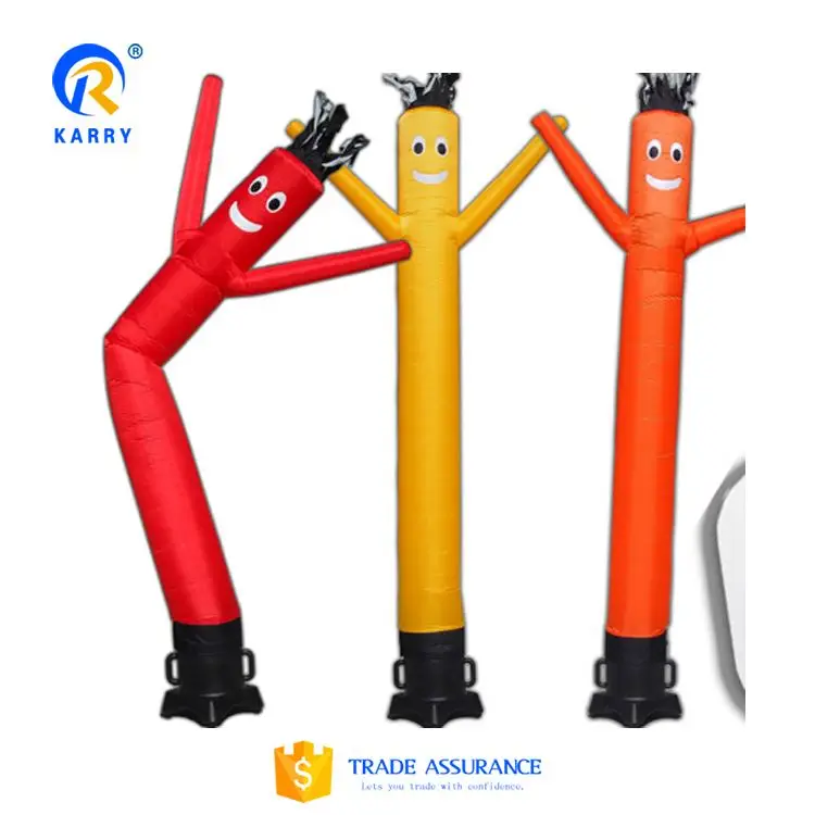 Customized Mini Cartoon Sky Air Dancer Model Inflatable Advertising Dancing Air Man  inflatable tube dancers