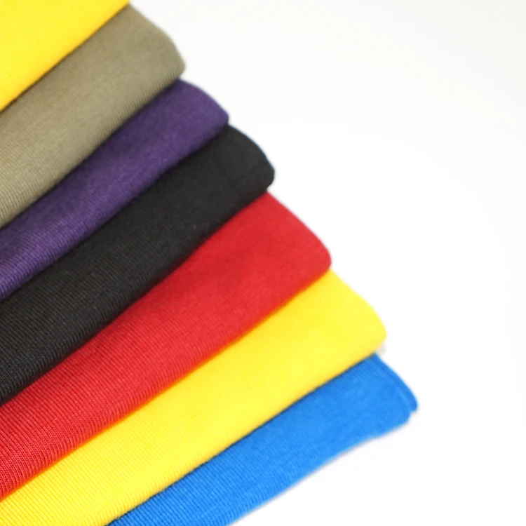 
Wholesale High Quality New Design Customized Color Jersey 100% Bamboo Fiber Cotton Printed Material Fabrics 