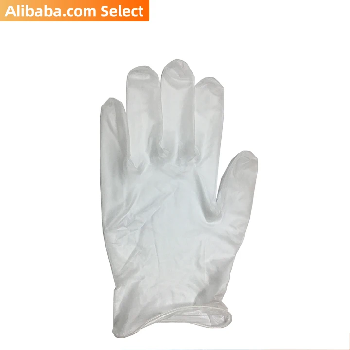 Disposable medical surgical waterproof transparent vinyl powder free examination gloves in bulk ppe gloves