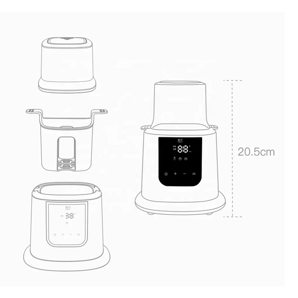  Amazon высокое качество электронный нагревательный элемент детский цифровой подогреватель для бутылок с