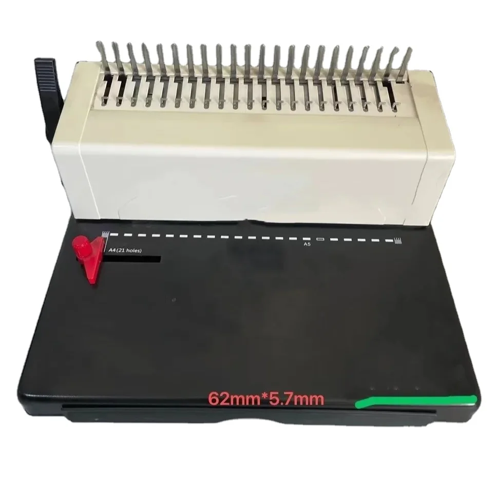 PVC Comb Binding Machine for Book binding Supplies