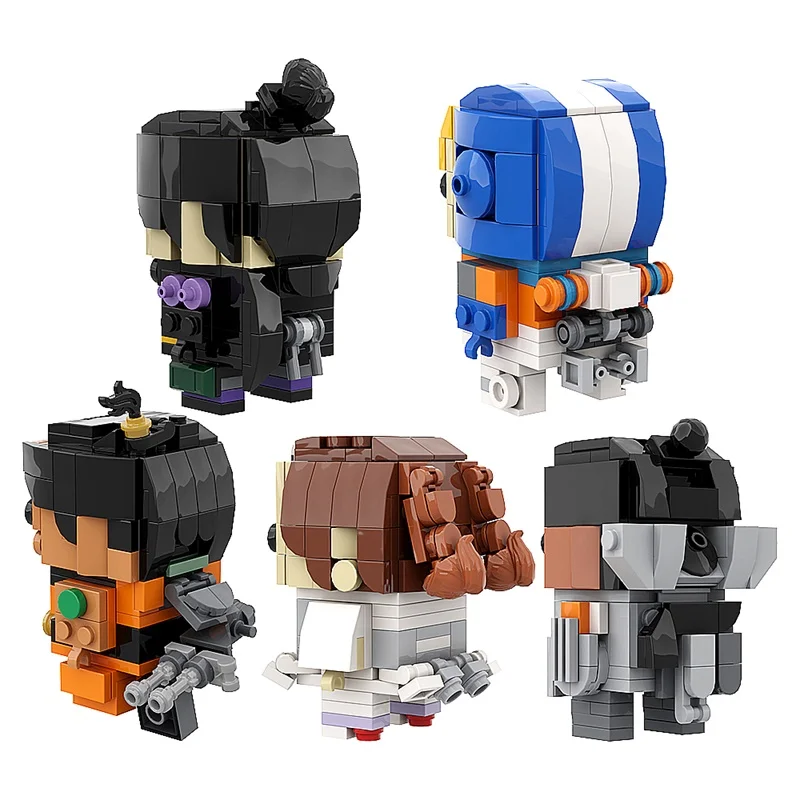 GoldMoc Video Game Apex Legends Brickheadz Role DIY Model Mini Action Figure Christmas Building Blocks Toys