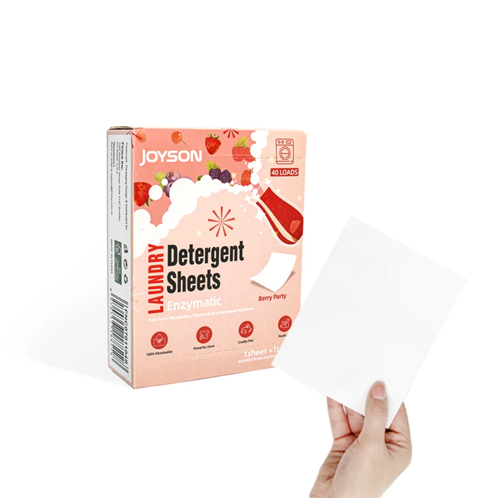 Fashionable Popular Best Seller Super Concentrated Detergent Strips Dehydrated Laundry Detergent Detergent