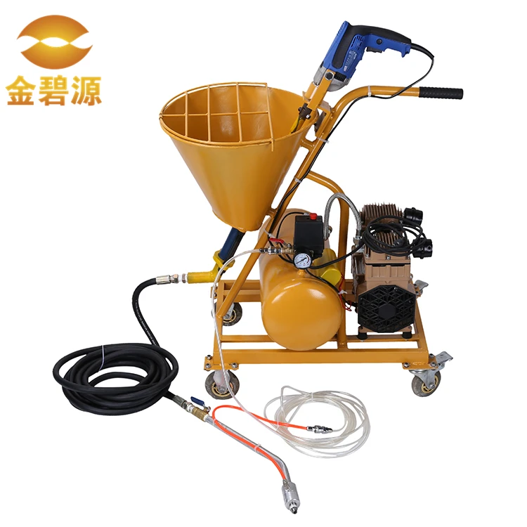 Fully automatic wall plastering professional putty plastering mortar spraying pump cement mortar spraying machine