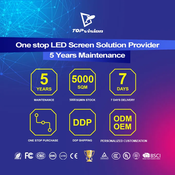 Topvision открытая трава сценическая реклама Hd бесшовное Сращивание аренда светодиодный экран