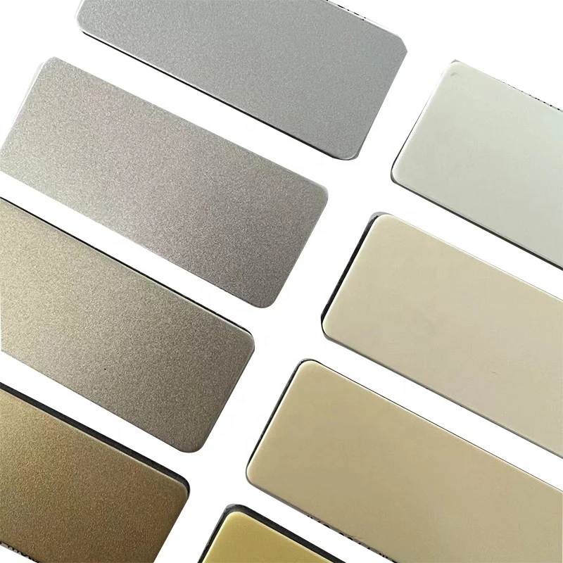 4 мм PVDF покрытие Alucobond Серебряная настенная панель 1220*2440 для строительных материалов алюминиевые композитные панели