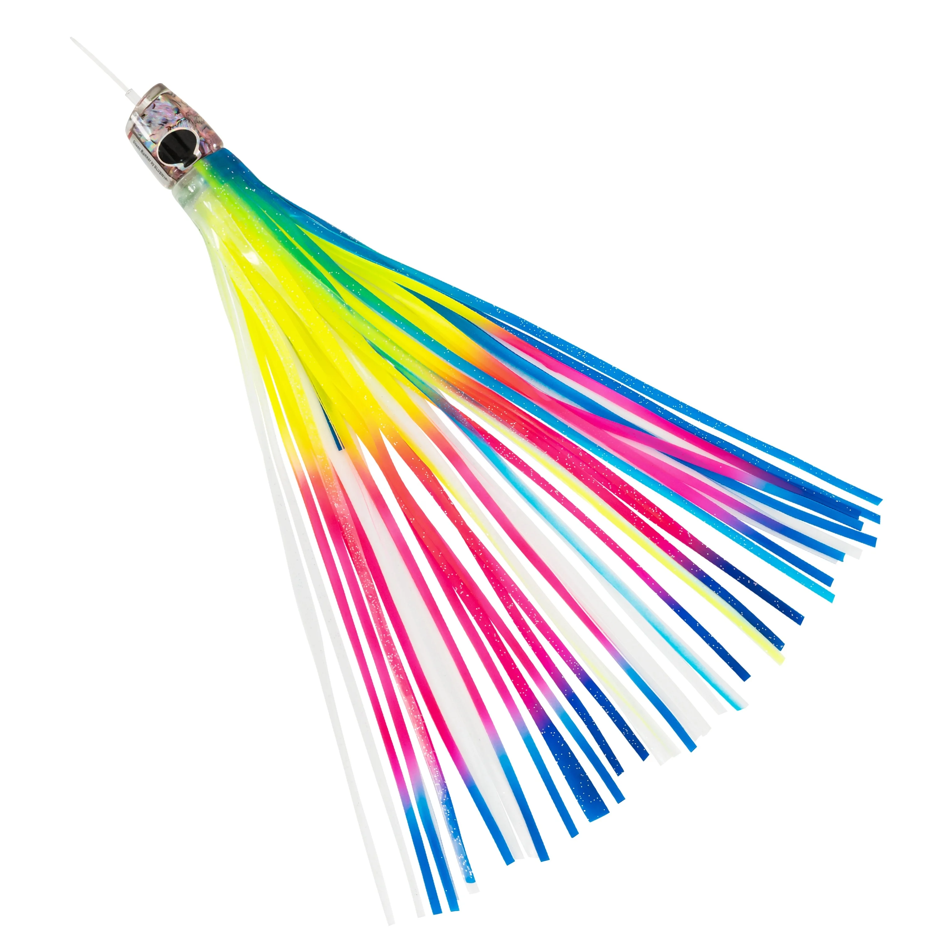 Custom Resin Head Octopus Fishing Squid Skirts Rigged Big Game Trolling Fishing Lure for Tuna Marlin Wahoo