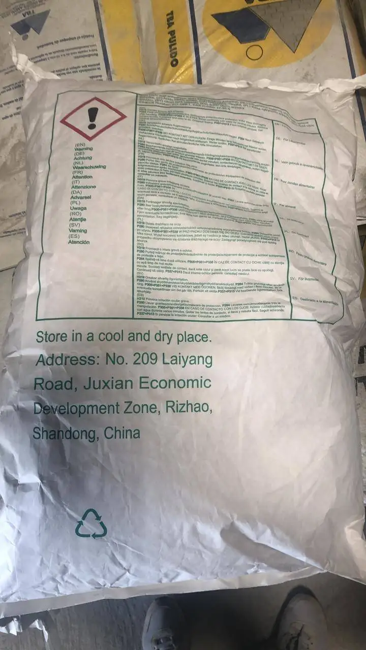 
Food Grade Halal and Kosher Certified 25kg Paper Bag Ensign Brand 30-100mesh Fine Crystal Powder Citric Acid Anhydrous 
