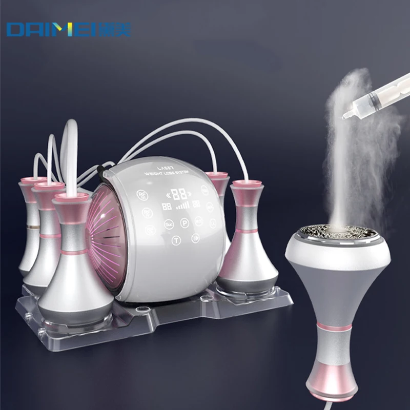 6 In 140K 80K Vacuum Cavitation System Tripolar RF Body Slimming Sculpting  Machine Lipo Laser  Equipment