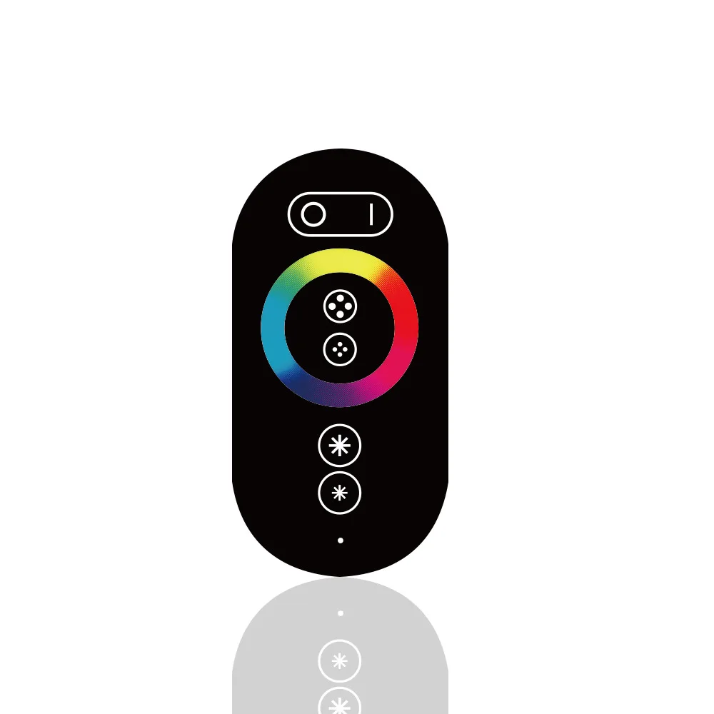 Weicao 6Key RF RGB Touch Controller 30A LED Wireless Dimmer Remote PWM 10A/CH Neon Color Strip Light